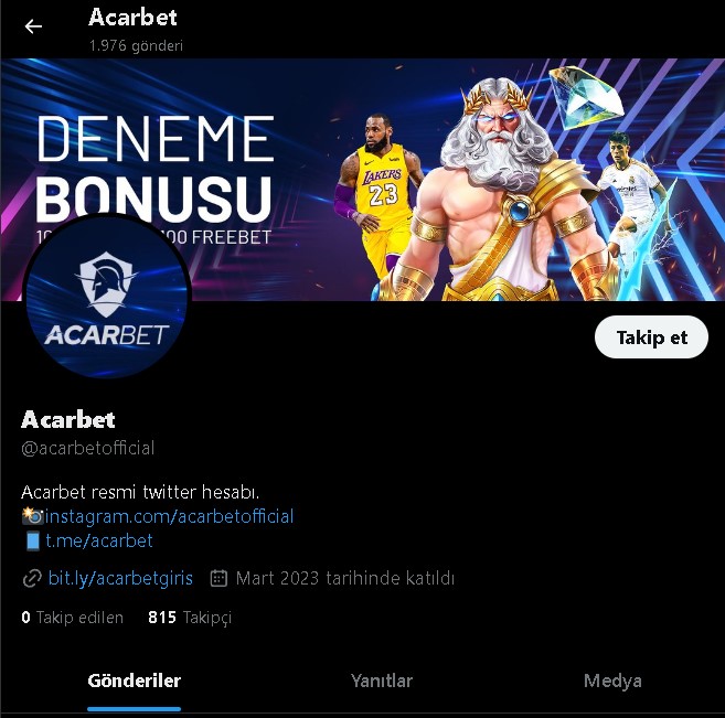 Acarbet Twitter